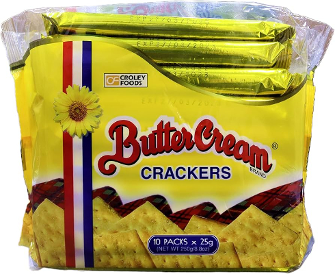 Croley Foods Butter Cream Cracker Original Flavour 10 X 25 G