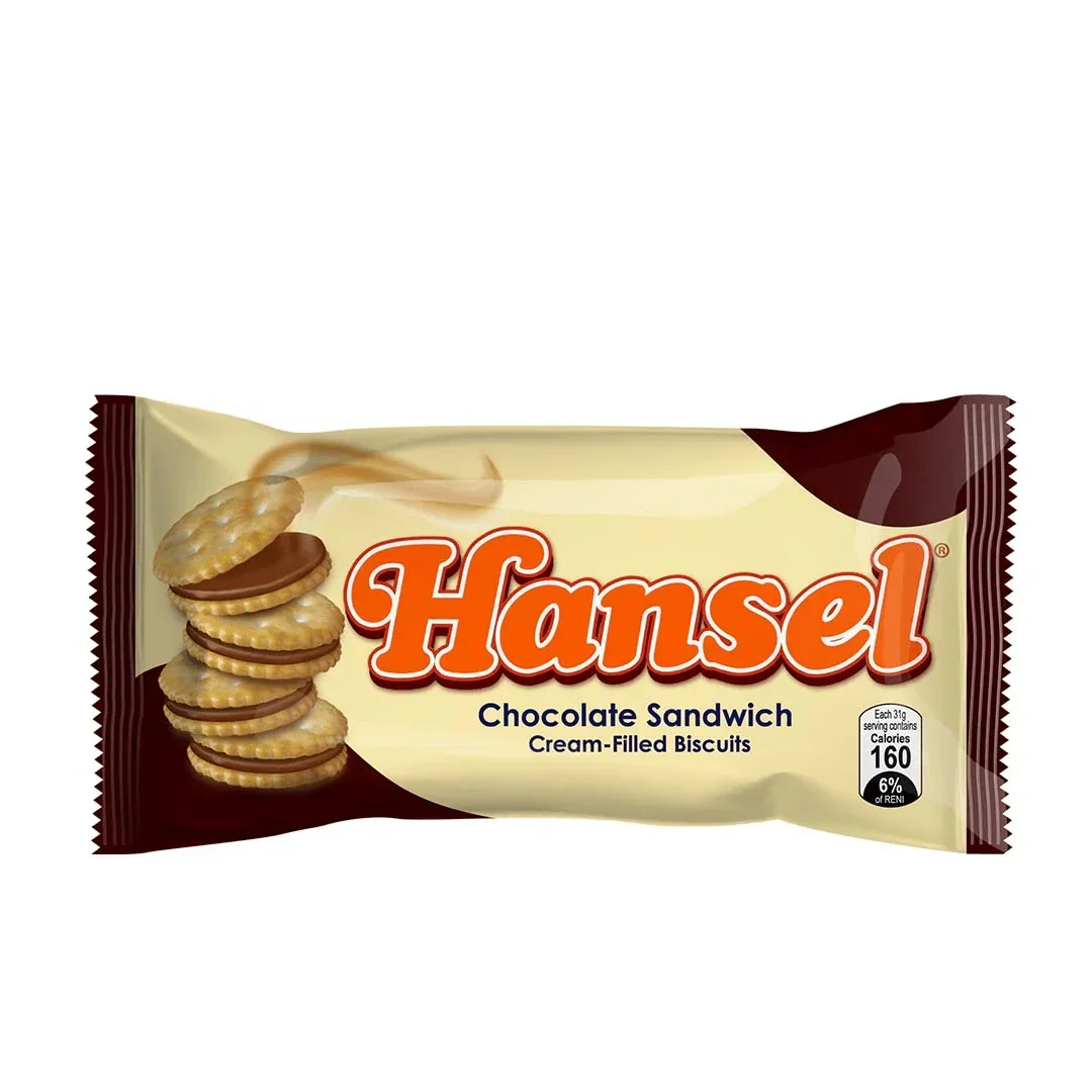 Hansel Chocolate Cream-filled Sandwich Biscuits, 10x31g