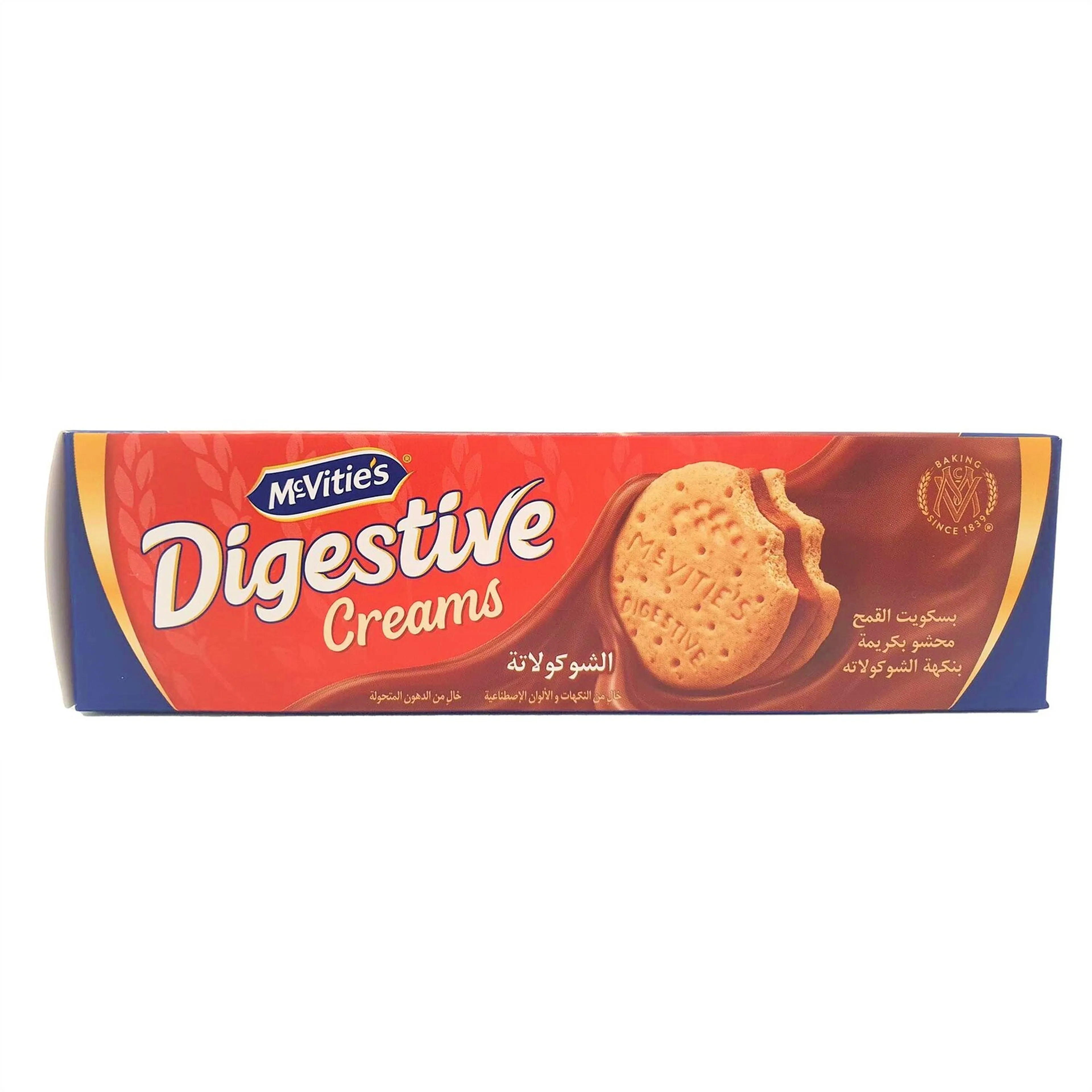 Mcvitie's Digestive Creams Chocolate Cream Filled Wheat Biscuit, 100g