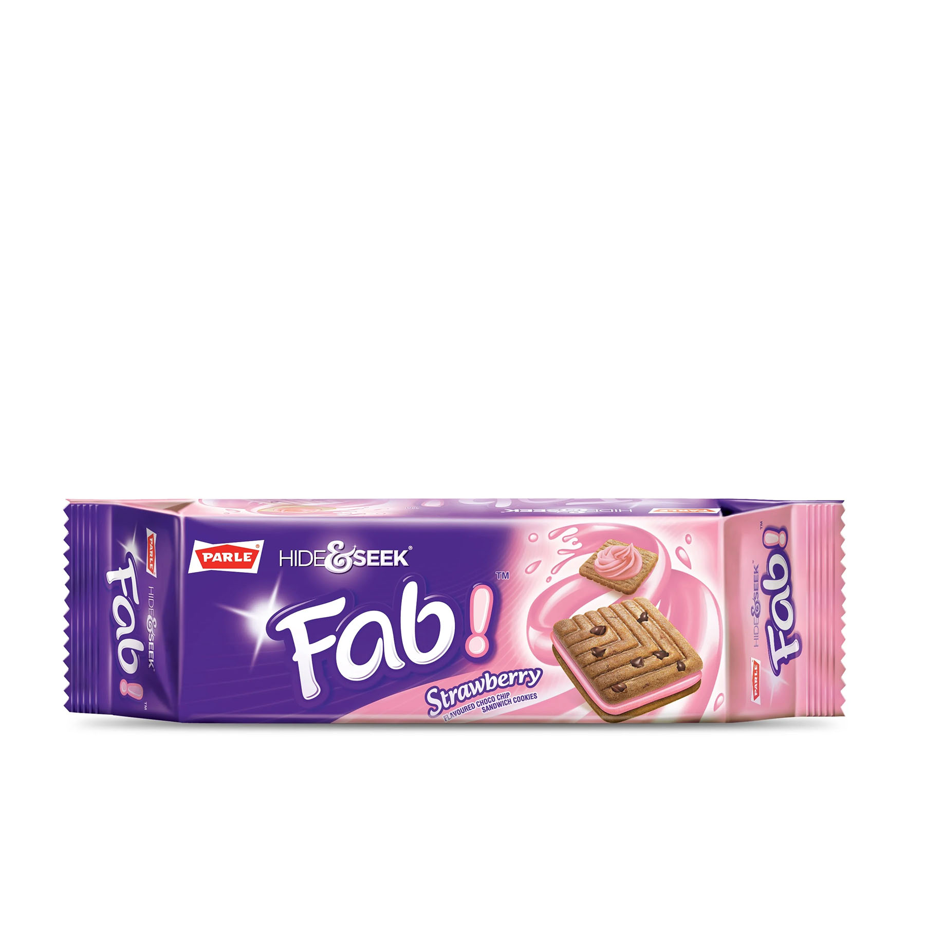 Parle Hide N Seek Fab Strawberry 75 GM