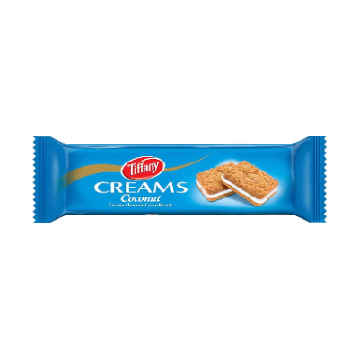 Tiffany Creams Coconut Cream Sandwich Biscuits , 80g