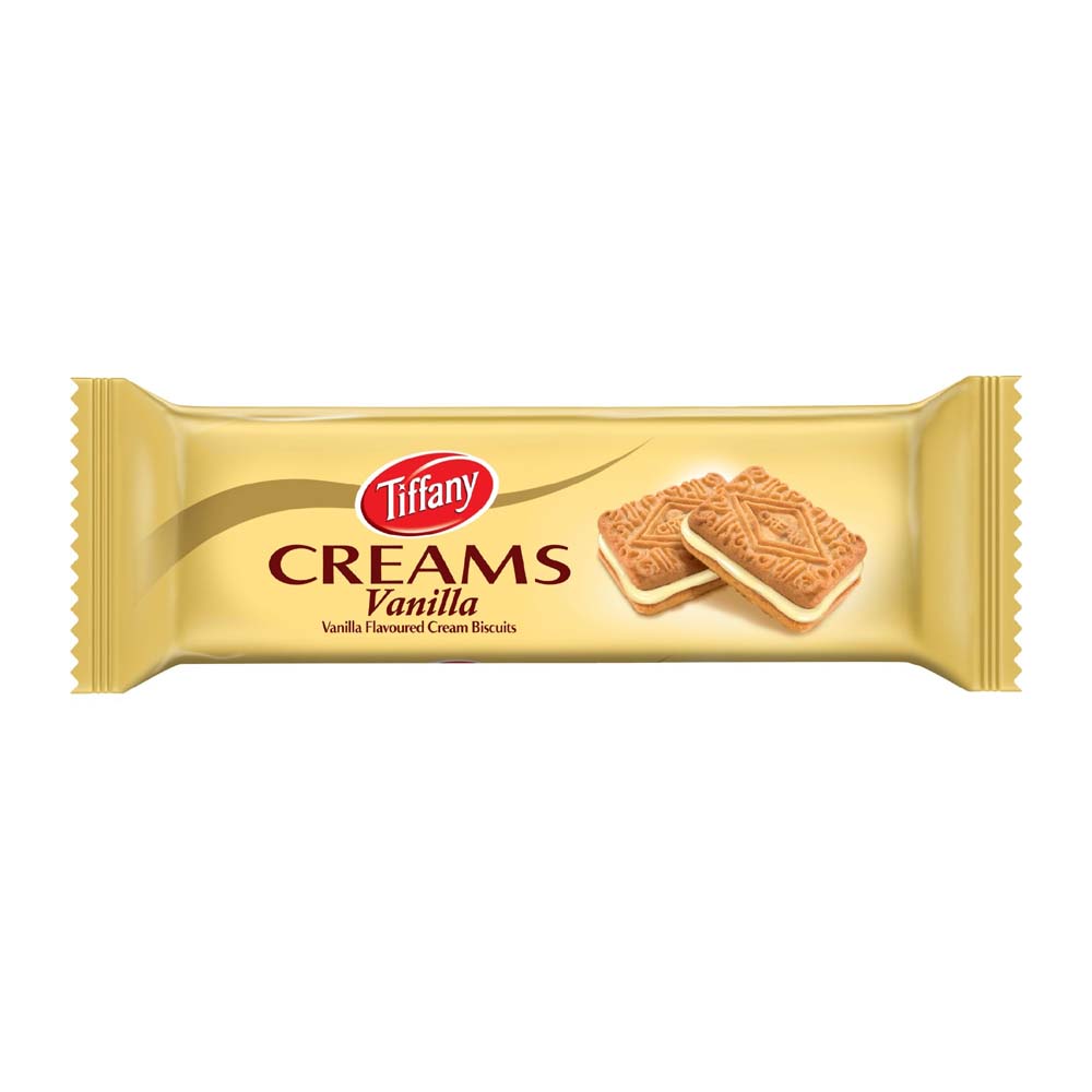 Tiffany Creams Vanilla Sandwich Biscuits, 80g