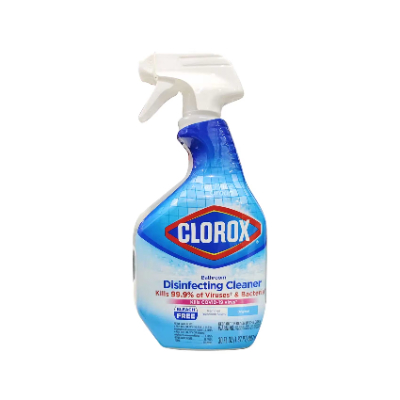 Clorox bleach free disinfecting bathroom cleaner spray 887 ml