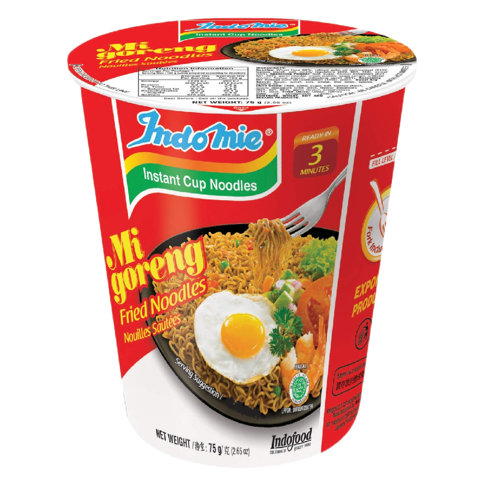 Indomie Fried Cup Noodles, 75g