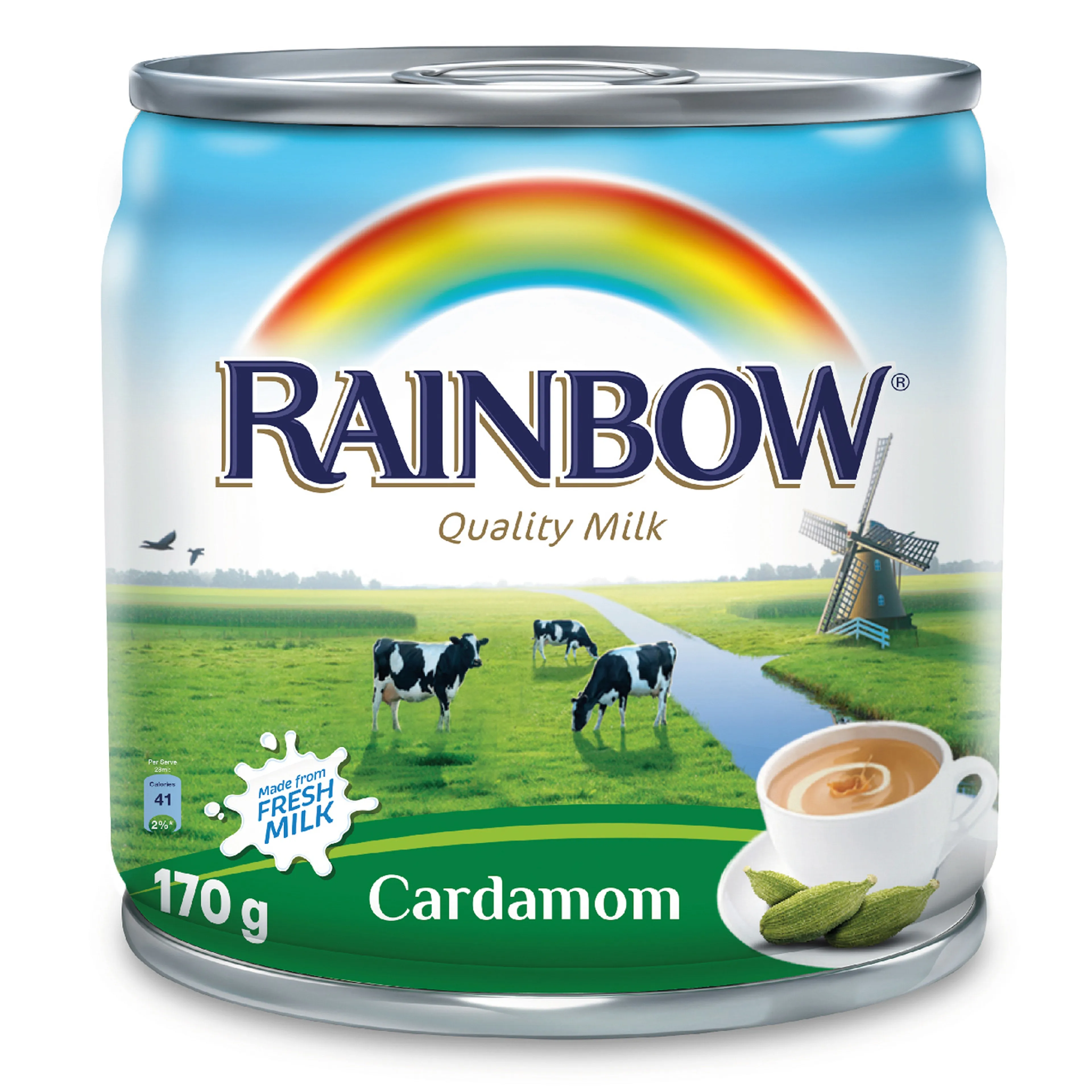 Rainbow Evaporated Milk With Cardamom 170 G
