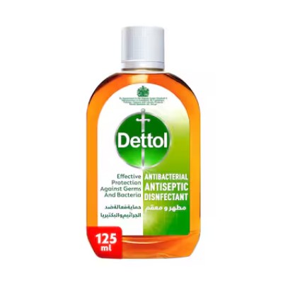 Dettol antibacterial antiseptic disinfectant liquid, 125ml