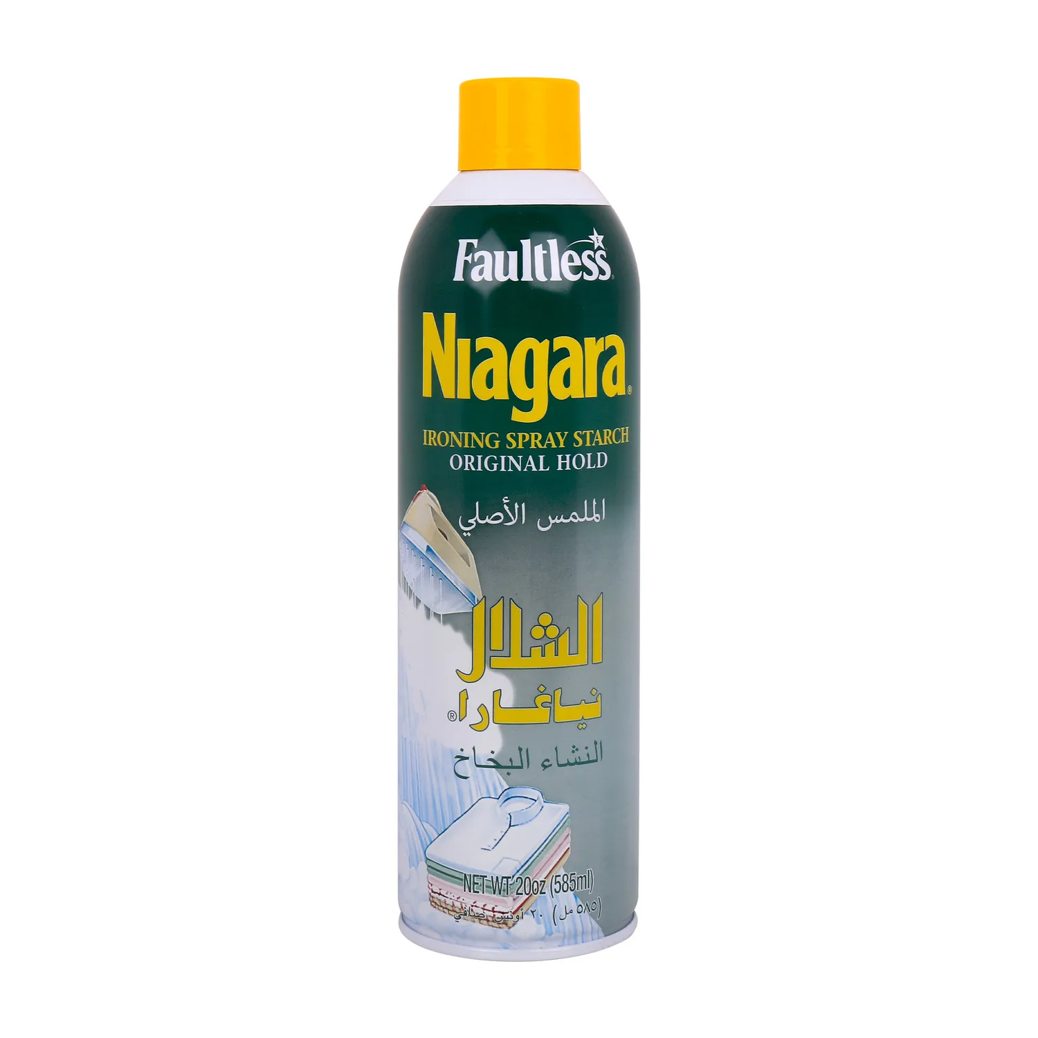 Faultless Niagara Original Hold Ironing Spray Starch, 585ML