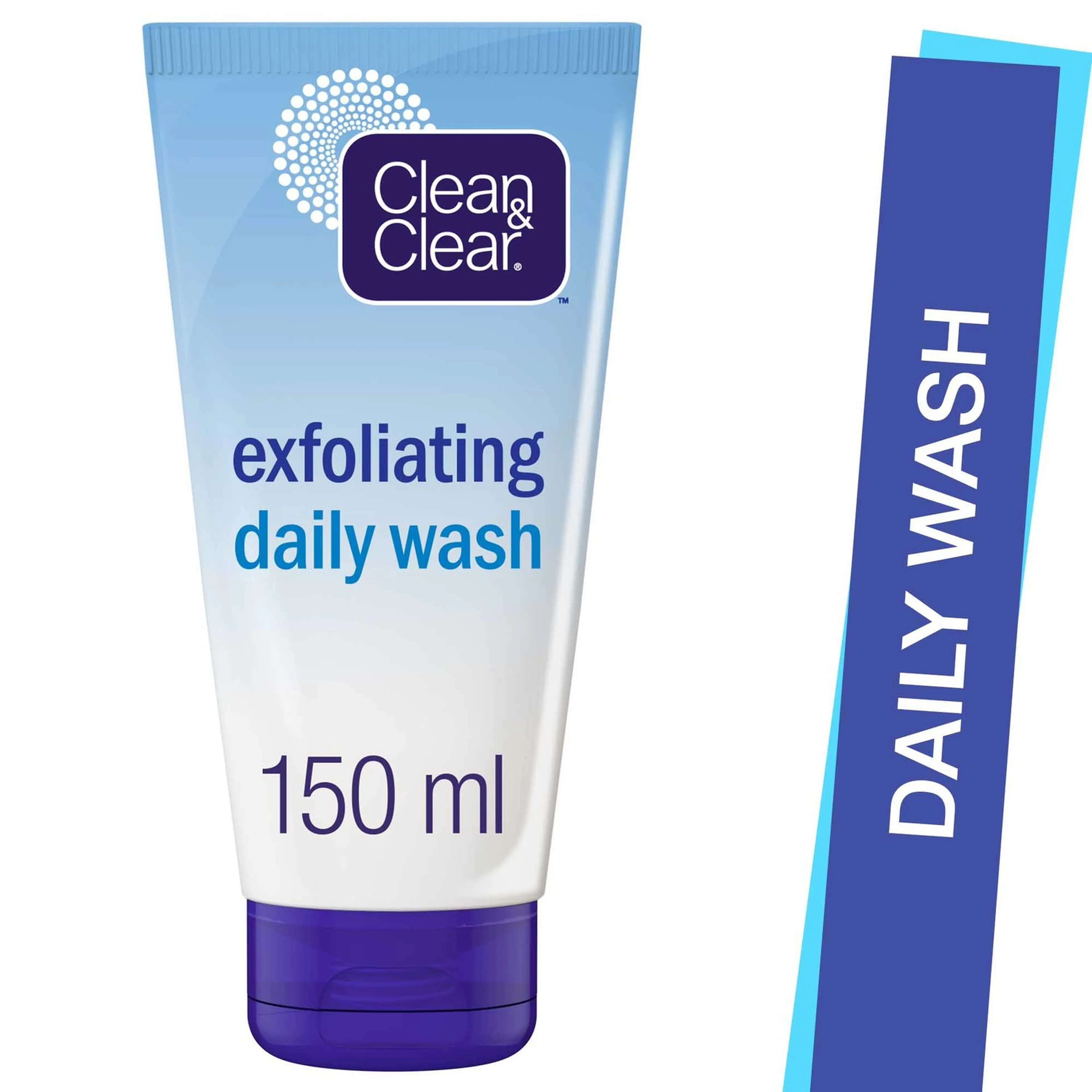 Clean & Clear Exfoliating Daily Wash, 150ML