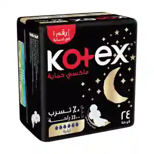 KOTEX MAXI NIGHT LONG PROTECT 24PADS