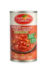 California Garden Fava Beans Peeled Salsa and Onion 450GM