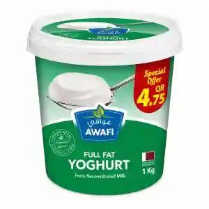 Awafi Yoghurt Full Fat 1kg