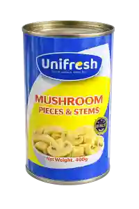 Unifrsh Mushroom Pieces and STEM 400GM