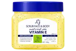 Lj Scrub Face&body Vitamine E 500GM