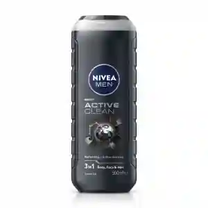 Nivea Active Clean 3in1 Shower Gel 500ML