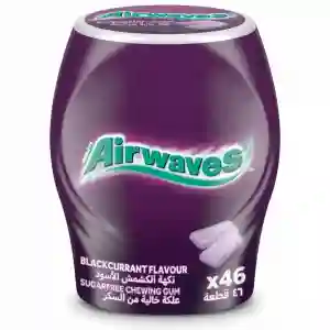 Airwaves Blackcurrent Flavour Sugarfree Chewing Gum Bottle
