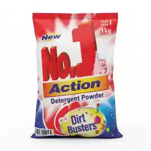 No.1 Action Detergent Powder Pouch 1kg