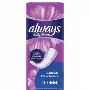 Always Pantyliners Large 16s