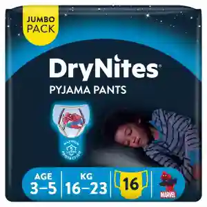 Huggies Dry Nites Pyjama Pants 3y-5y Boy 16pcs