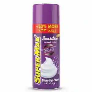 Supermax Shaving Foam Astd Classic/Sensitive/Lemon Lime Au88a