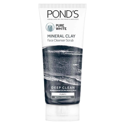 Ponds Facial Cleanser Mineral Clay Pure White 90g