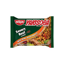Nissin Yakisoba Beef Pouch 59g