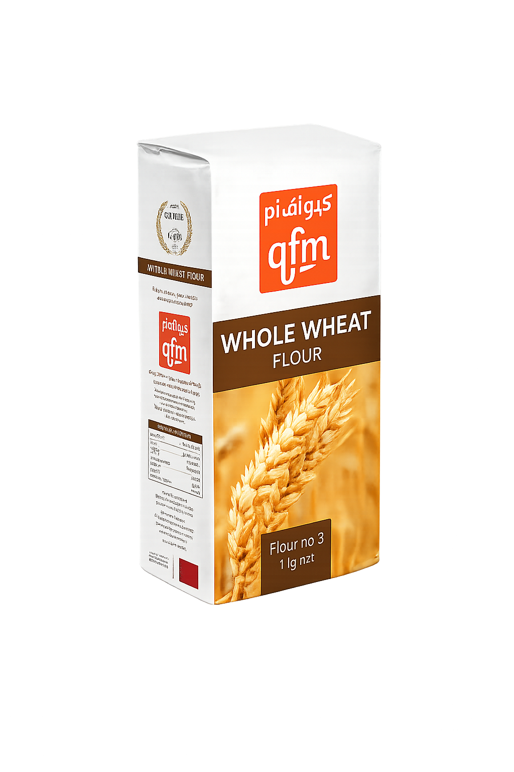 Qfm Whole Wheat Flour No.3, 1kg