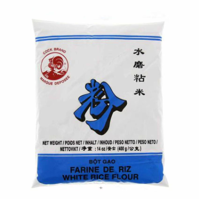 COCK BRAND HOME MAKING WHITE RICE FLOUR 400GM