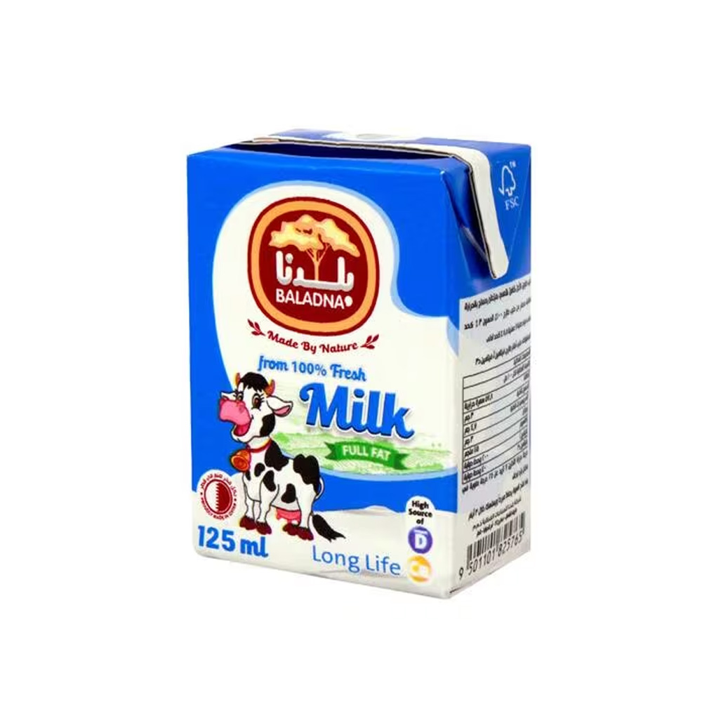 BALADNA LONG LIFE MILK FULL FAT 125ML