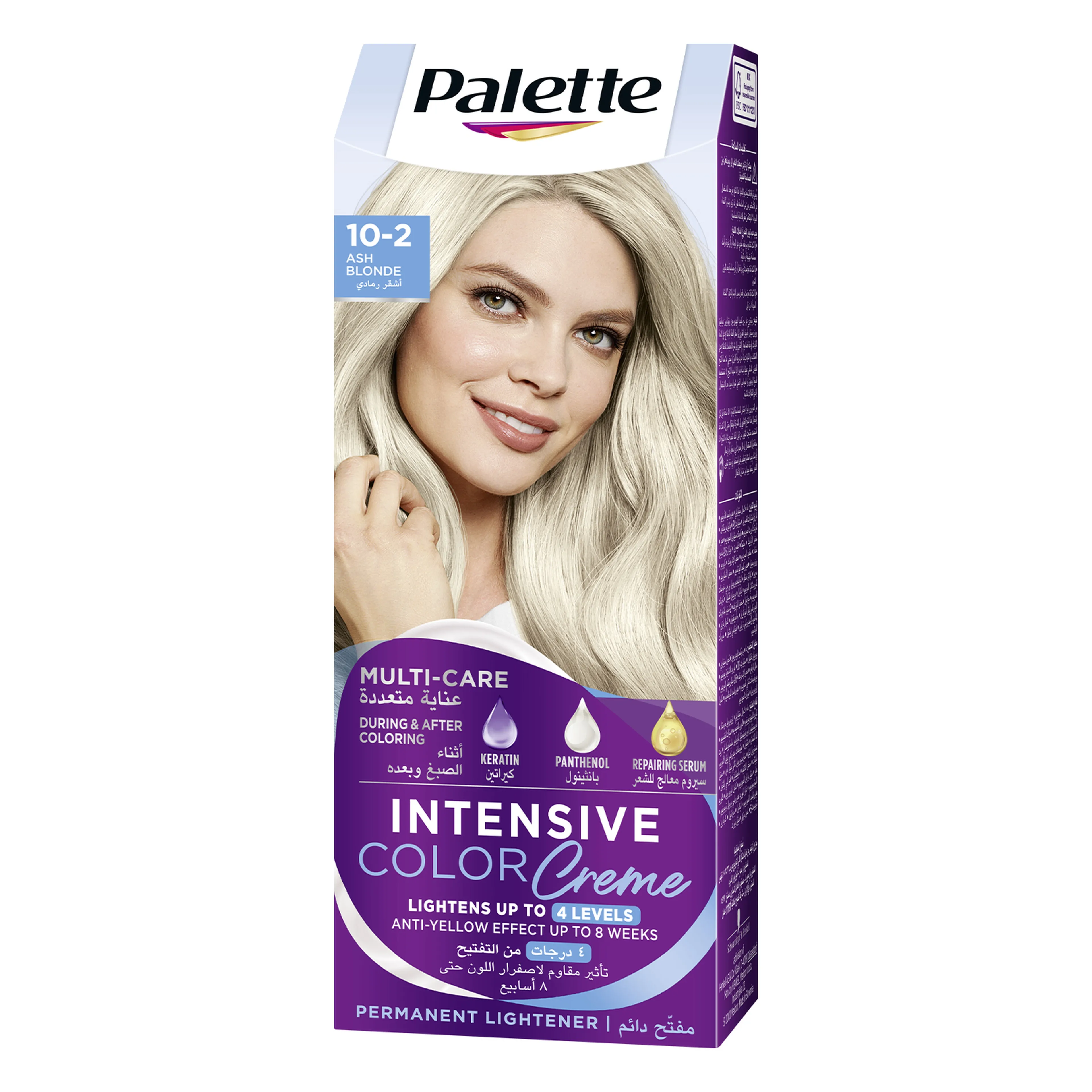 Palette Intensive Color Cream - 10-2 Ultra Ash Blonde