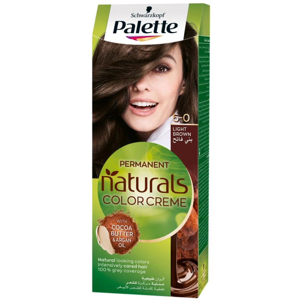 Palette Permanent Naturals Color Cream - 5.0 Light Brown