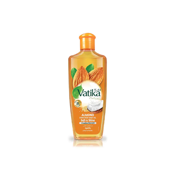 VATIKA NATURALS ENRICHED ALMOND  HAIR OIL, 300ML