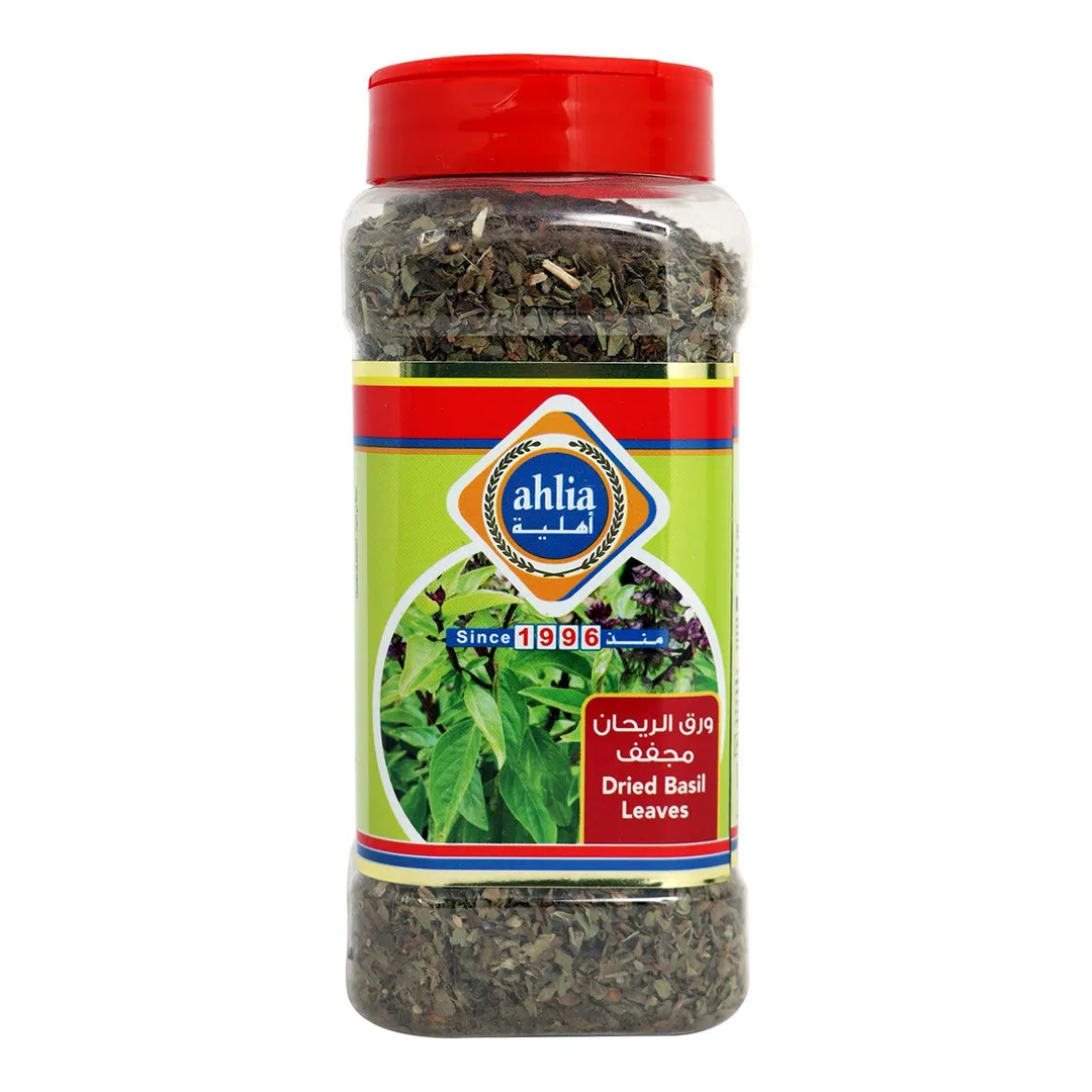 AHLIA DRIED BASIL LEAVES JAR 70 G