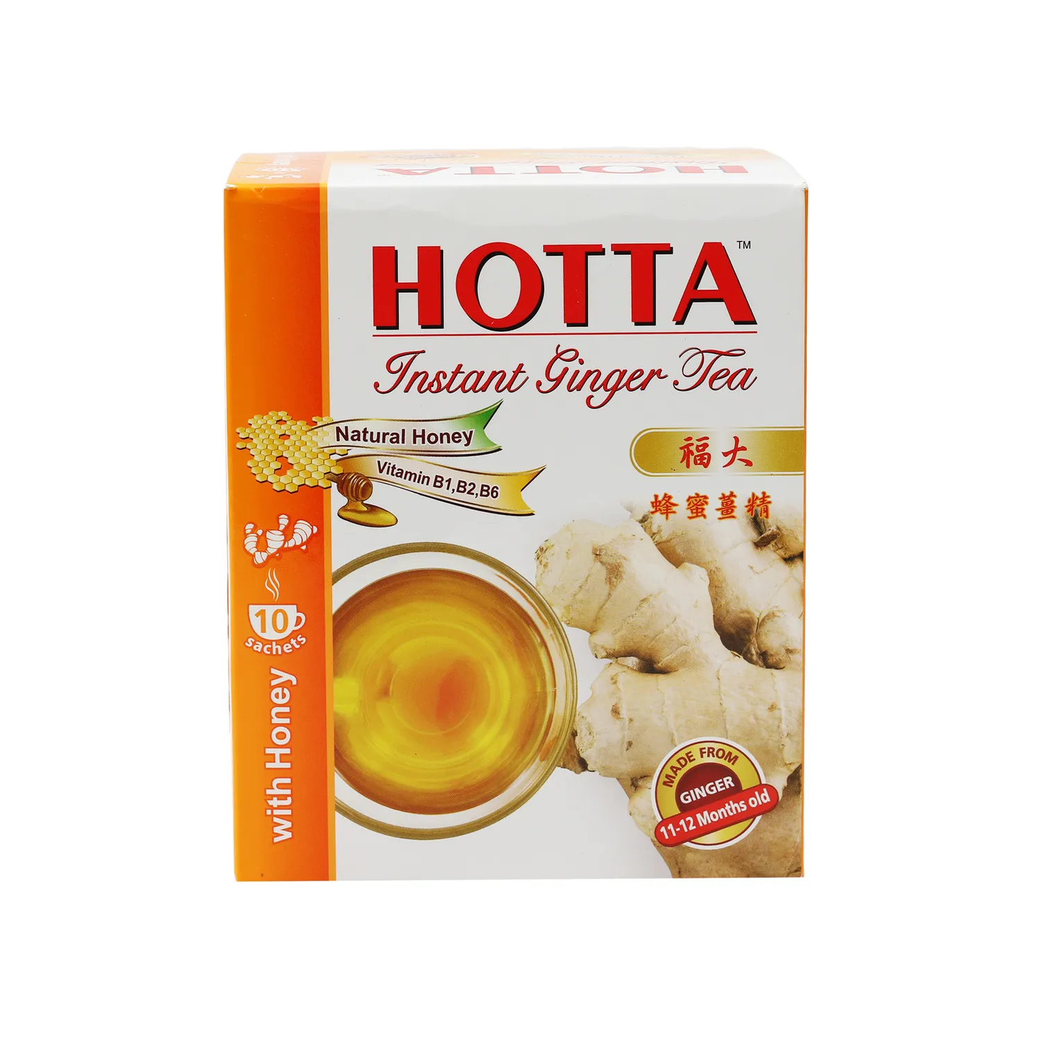 HOTTA INATANT GINGER TEA WITH HONEY 140 GM