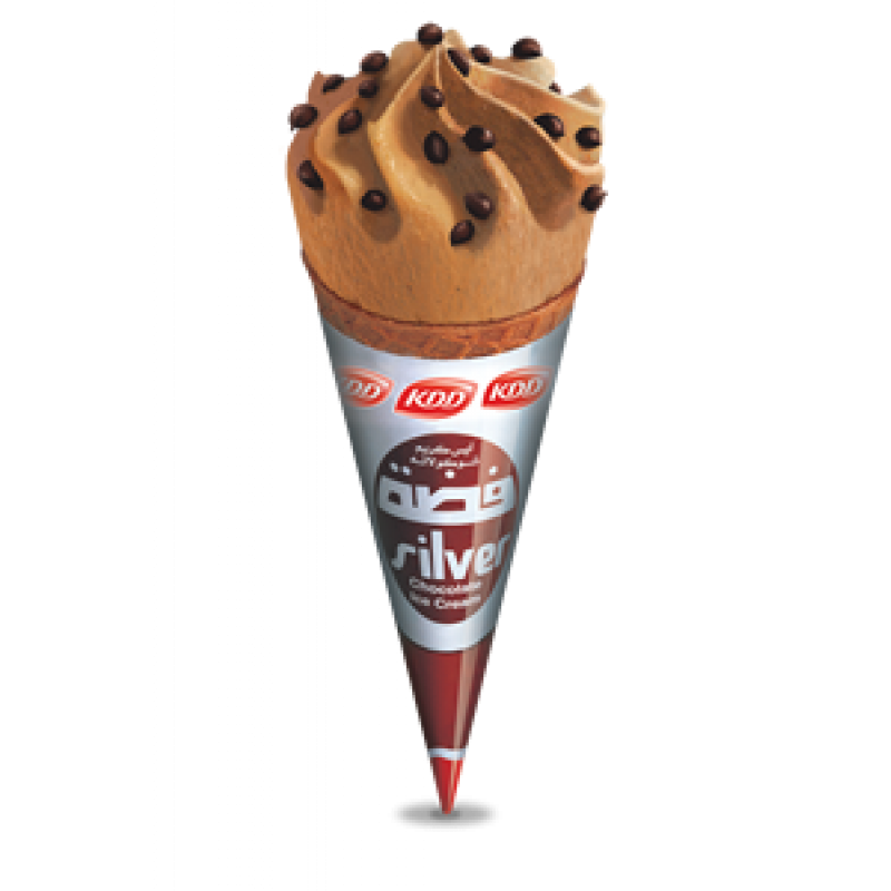KDD SILVER ICE CREAM CONE, 100ML