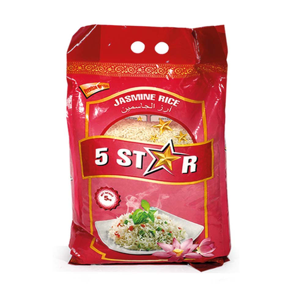 5 STAR JASMINE RICE, 5KG