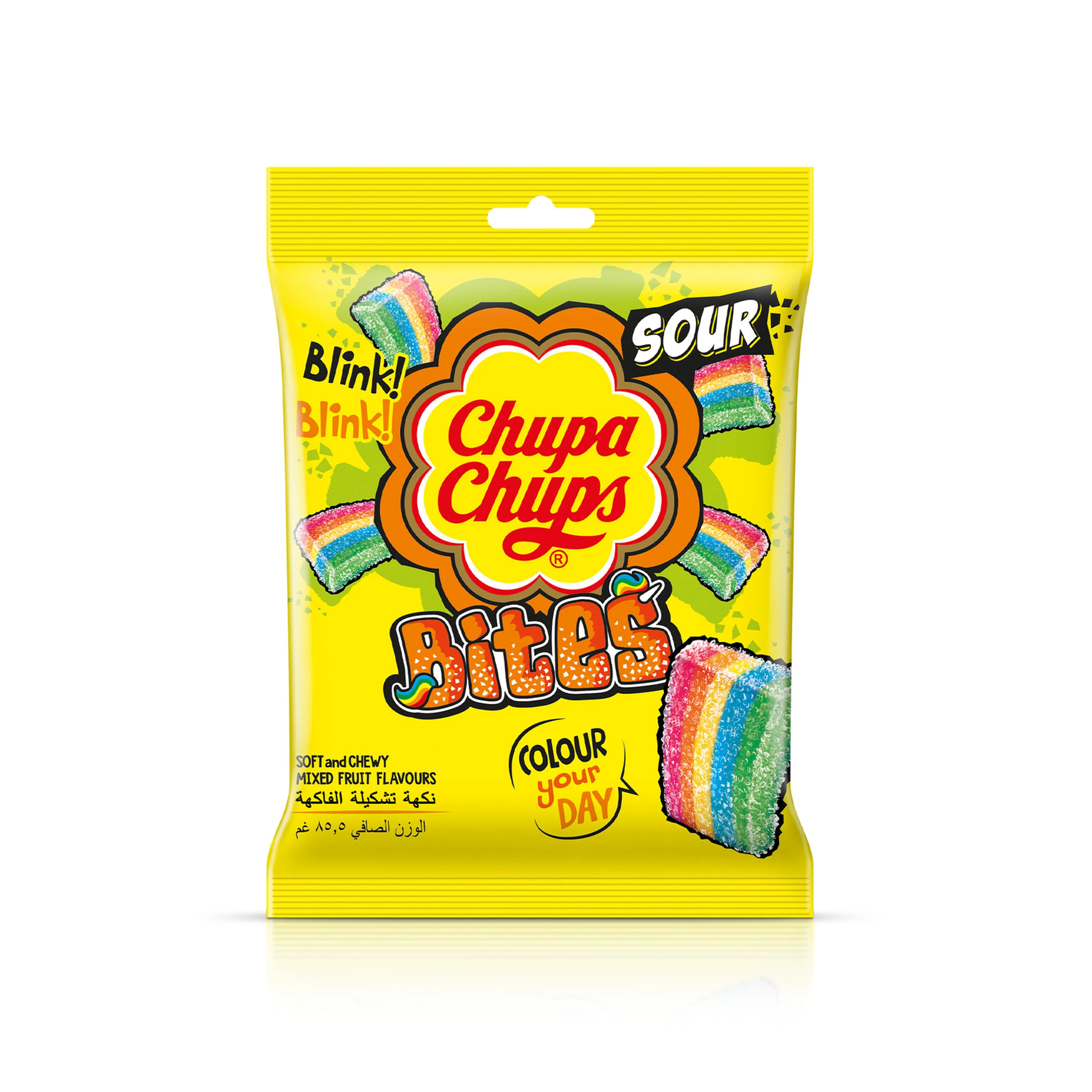 CHUPA CHUPS SOUR BITES MIXED JELLIES, 85G