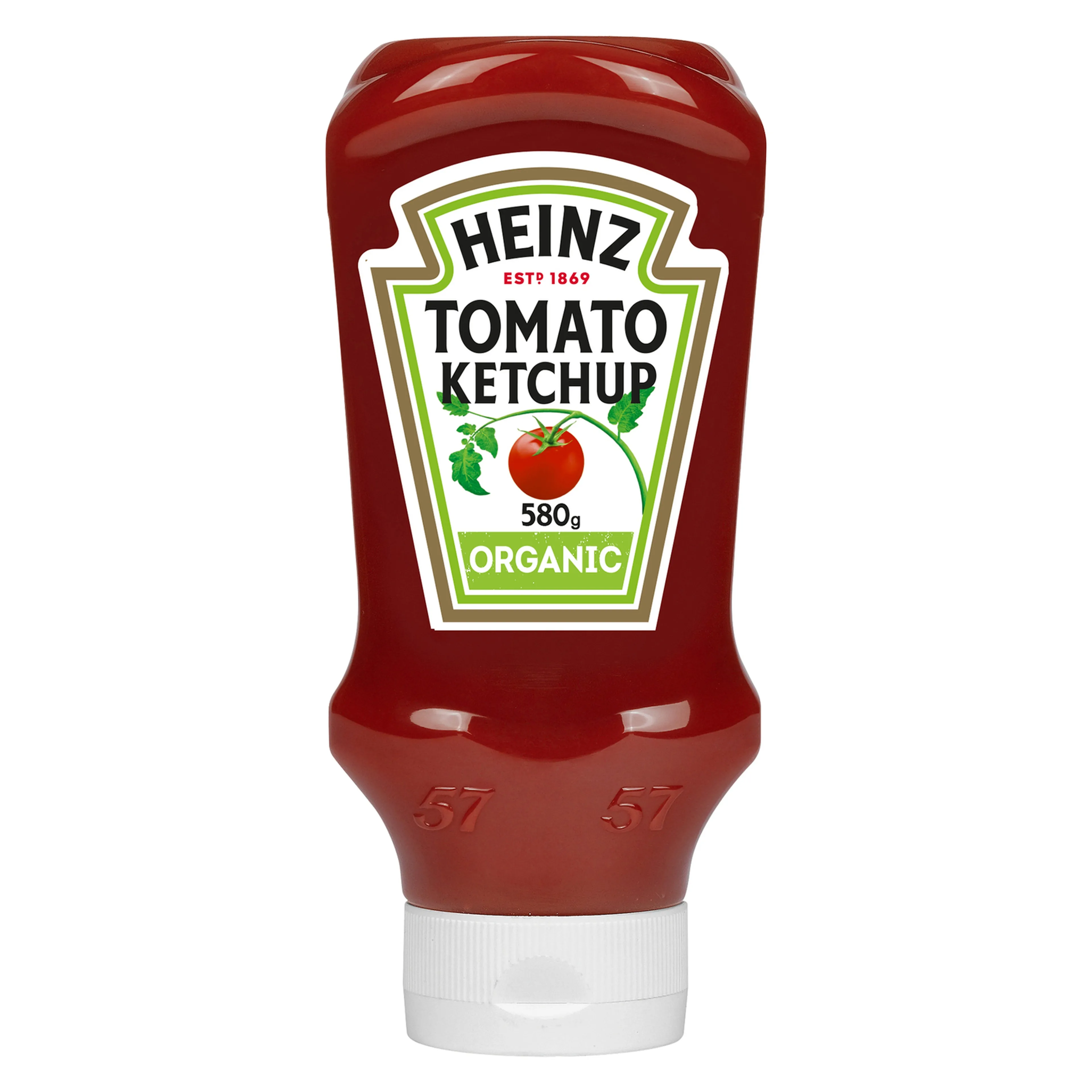 HEINZ ORGANIC TOMATO KETCHUP, 580G