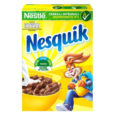 NESTLE NESQUIK CHOCOLATE BREAKFAST CEREAL PACK 330G