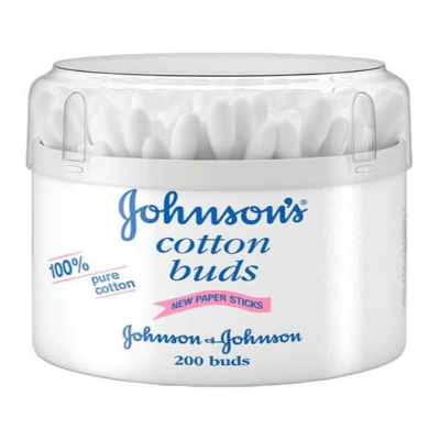 JOHNSON'S COTTON EARBUDS, 200PCS