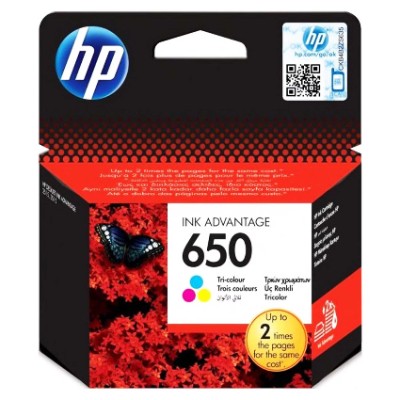 HP INK CARTRIDGE 650 TRICOLOR