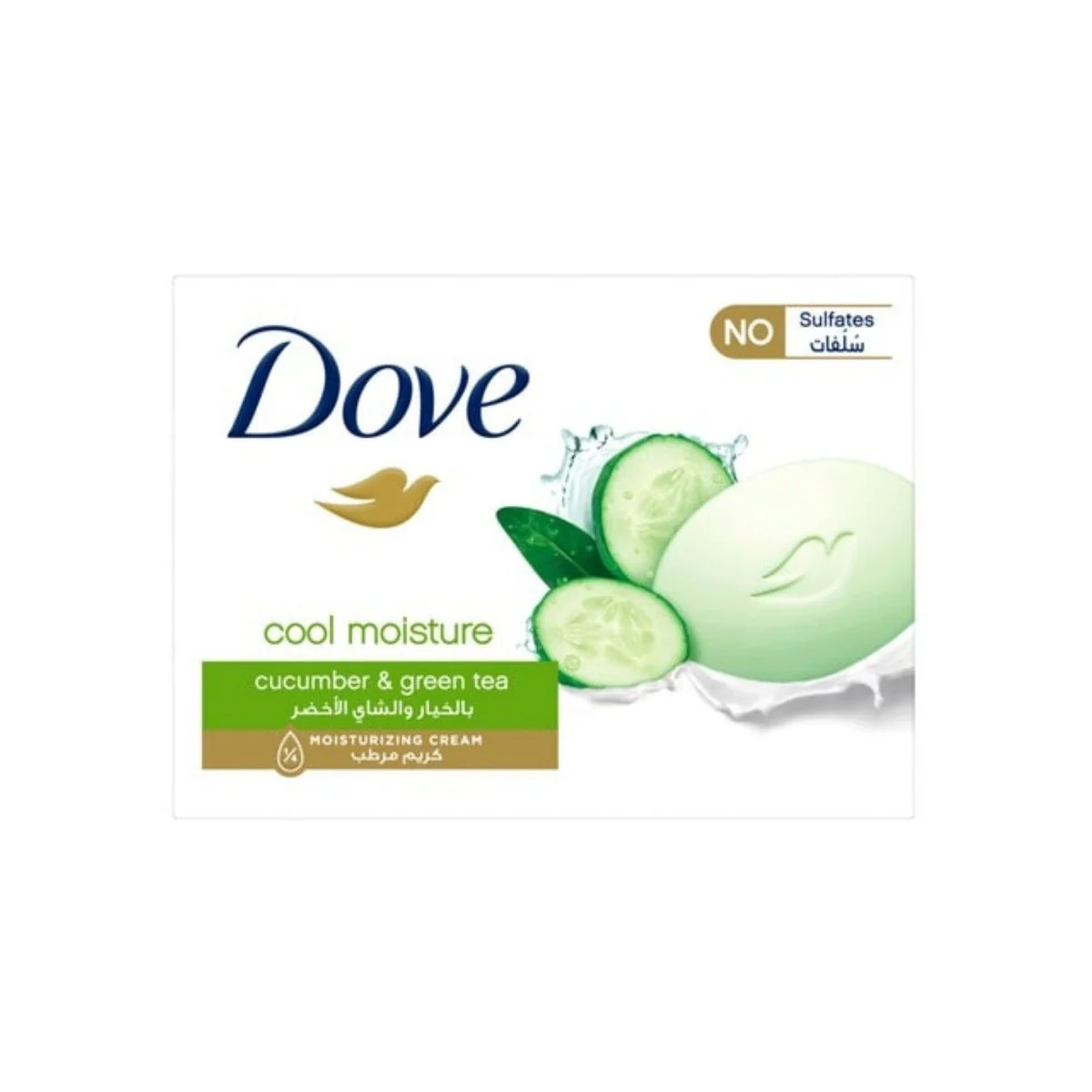 Dove Cool Moisture Cucumber & Green Tea Bar SOAP, 160gm