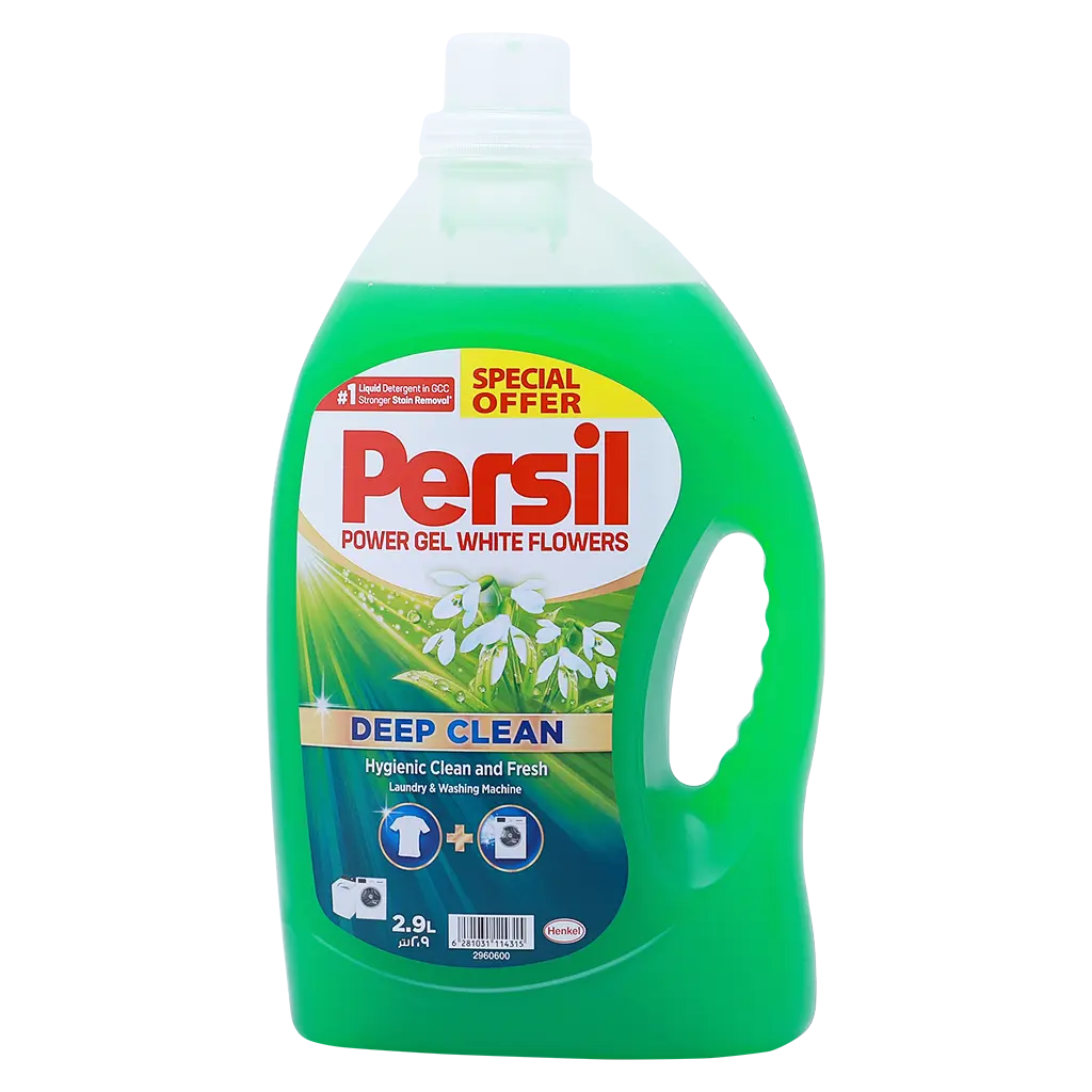 Persil Gel Deep-clean Plus White Flower Liquid Detergent, 2.9l