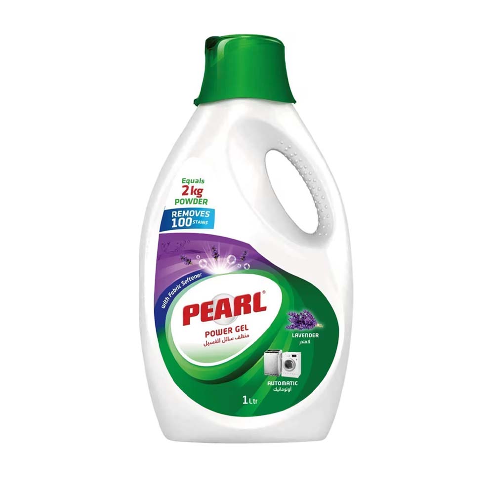 Pearl Lavender Power Gel Laundry Liquid Detergent, 1l