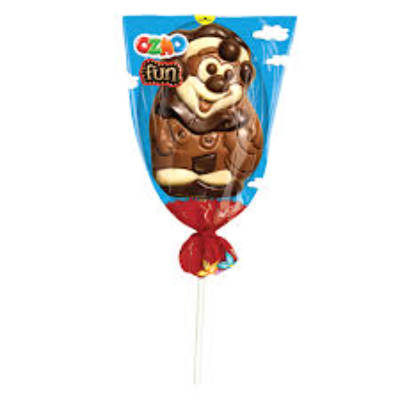 OZMO FUN SHAPE MILK CHOCOLATE LOLLIPOP, 23G