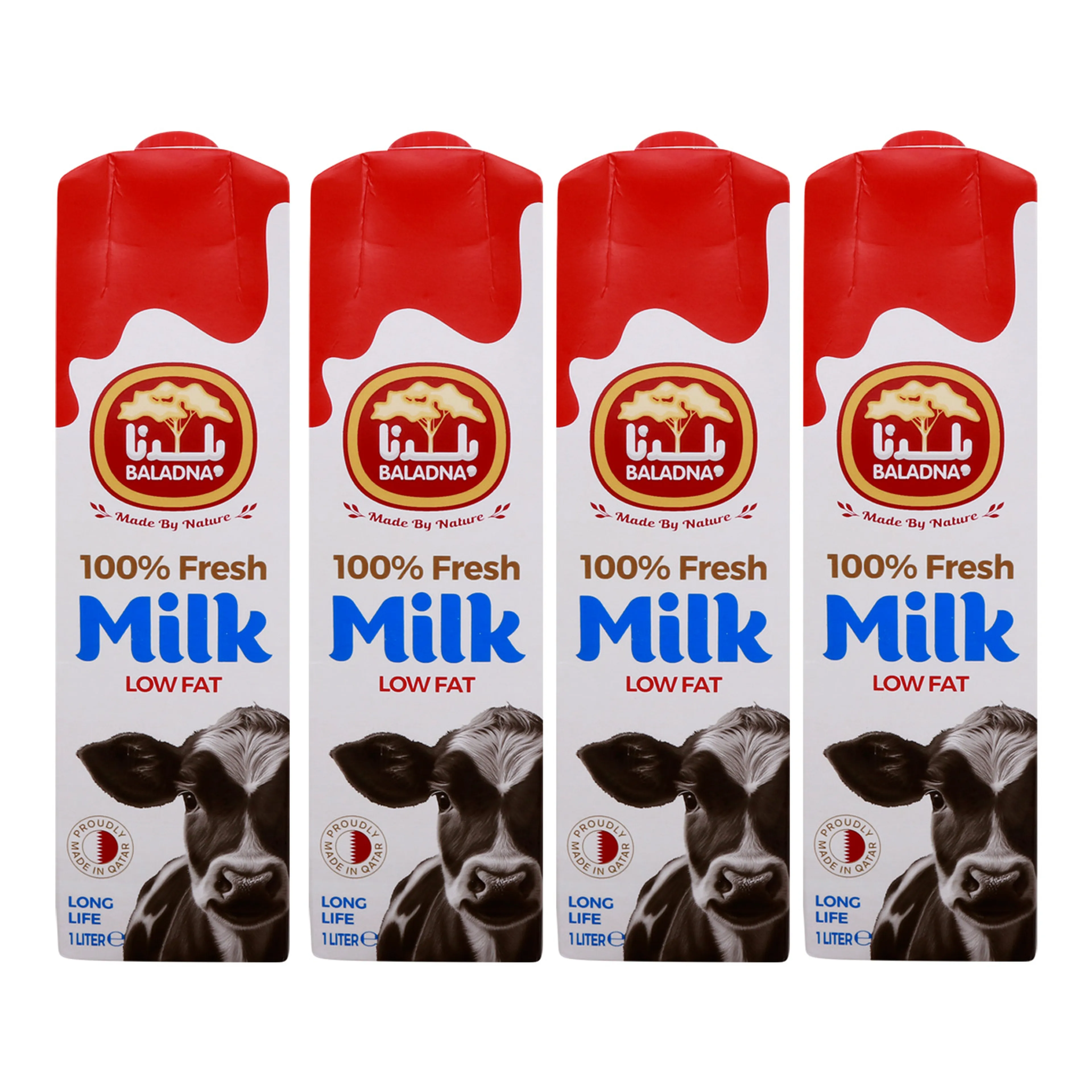 Baladna Long Life Low Fat Milk 1ltr*4pc 200000204