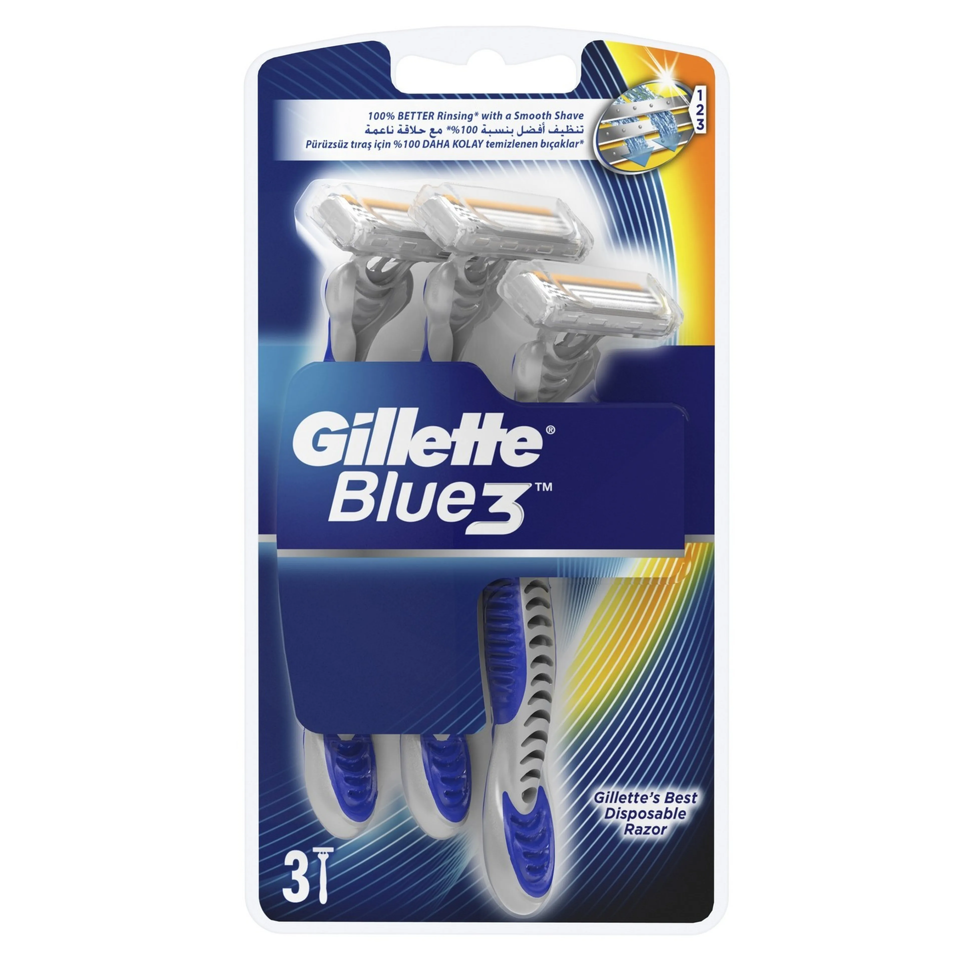 Gillette Blue3 Comfort Men's Disposable Razors : 3 Razors