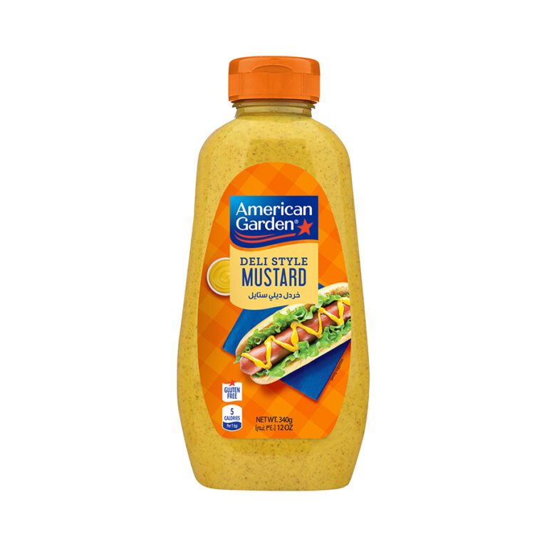 American Garden Deli Style Mustard Squeezable Bottle, 340gm