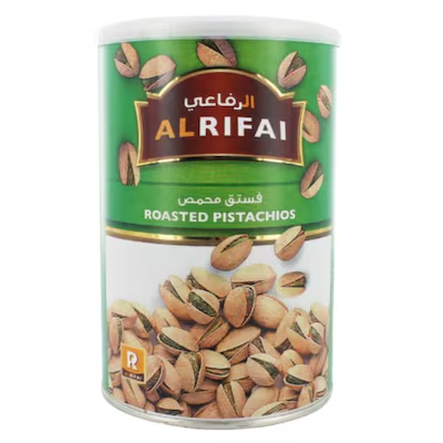 Alrifai Roasted Pistachios in Tin, 250gm