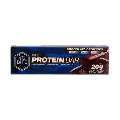 Lite Bite Chocolate Brownie Whey Protein Bar, 70g