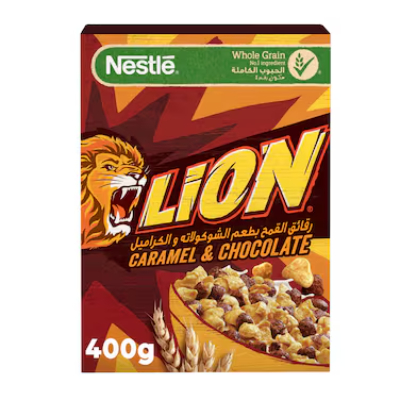 Lion Wild Chocolate Filled Caramel Cereals, 410gm